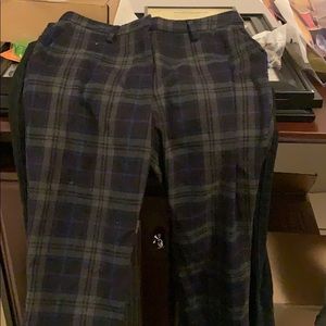 Plaid pants